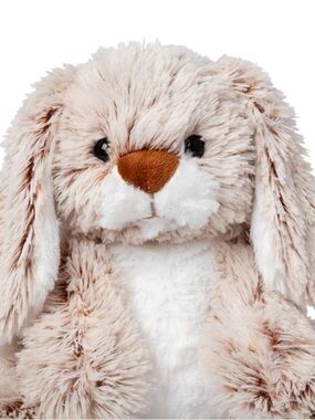 Melissa & Doug Plush Burrow Bunny in Cream and Light Brown